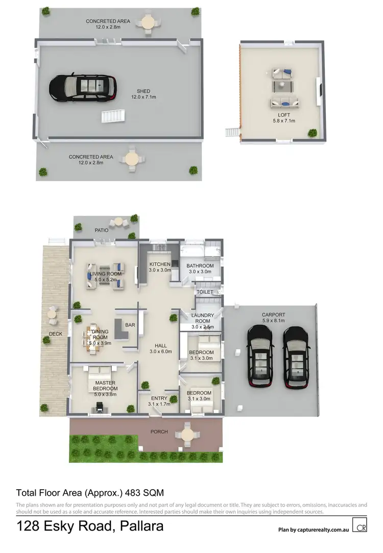 Floorplan of Homely house listing, 128 Esky Rd, Pallara QLD 4110