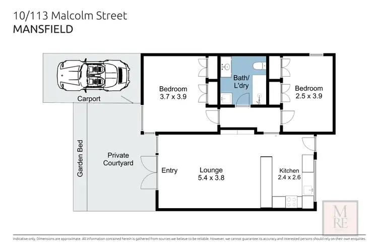 Floorplan of Homely house listing, 10/13 Malcolm Street, Mansfield VIC 3722
