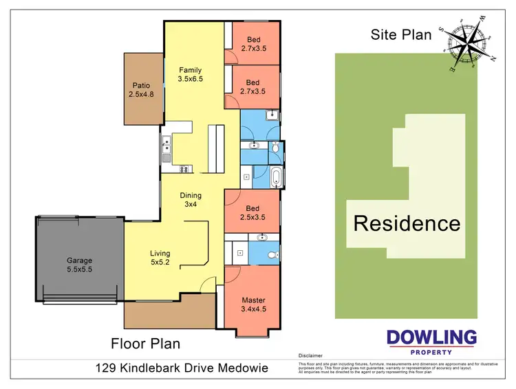 Floorplan of Homely house listing, 129 Kindlebark Drive, Medowie NSW 2318