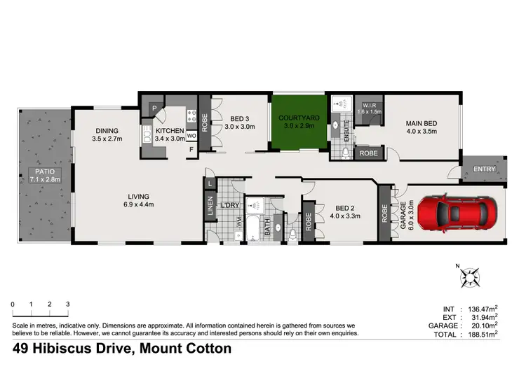 Floorplan of Homely house listing, 49 Hibiscus Drive, Mount Cotton QLD 4165