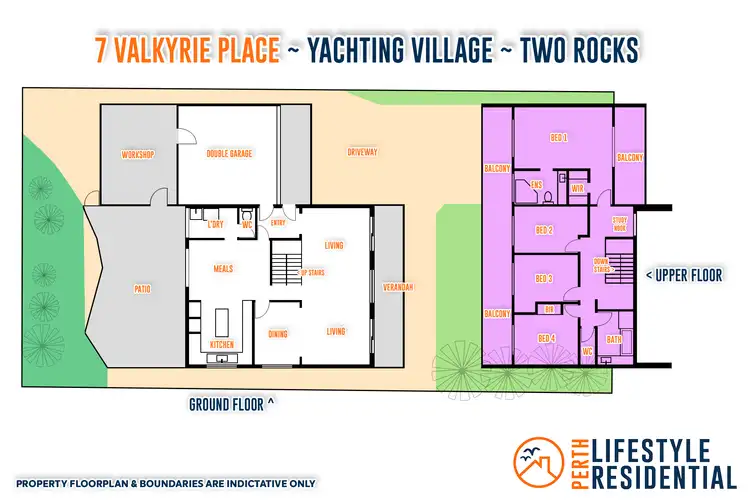 Floorplan of Homely house listing, 7 Valkyrie Place, Two Rocks WA 6037