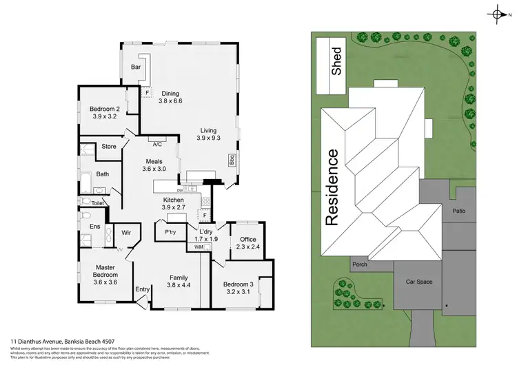 Floorplan of Homely house listing, 11 Dianthus Ave, Banksia Beach QLD 4507
