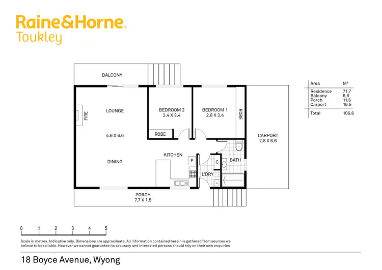 Floorplan of Homely retirement listing, 57W/18 Boyce Ave, Wyong NSW 2259