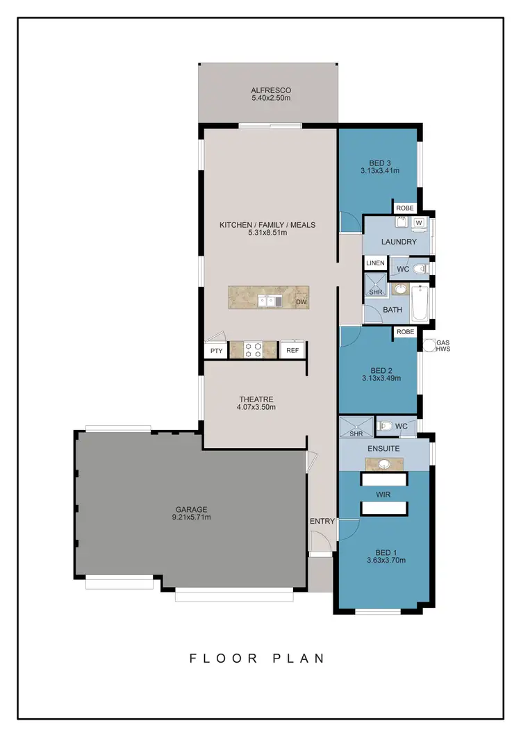 Floorplan of Homely house listing, 23 Rimfire Street, Byford WA 6122