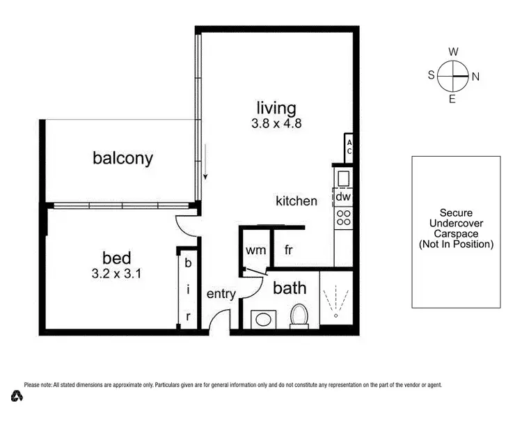 Floorplan of Homely apartment listing, 814/377 Burwood Road, Hawthorn VIC 3122