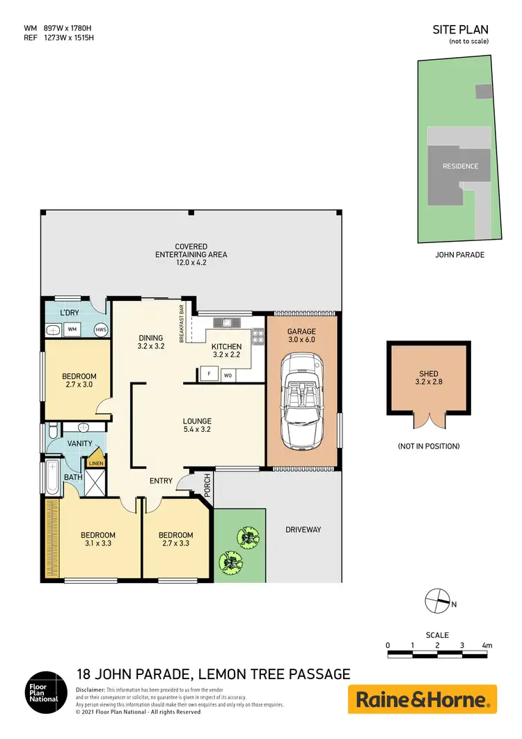 Floorplan of Homely house listing, 18 John Parade, Lemon Tree Passage NSW 2319