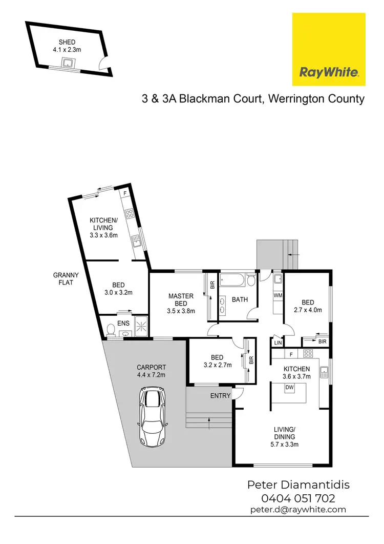 Floorplan of Homely house listing, 3 Blackman Court, Werrington County NSW 2747