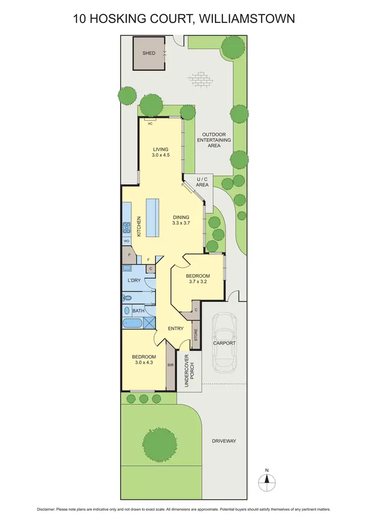 Floorplan of Homely house listing, 10 Hosking Court, Williamstown VIC 3016