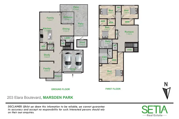 Floorplan of Homely house listing, 203 Elara Boulevard, Marsden Park NSW 2765