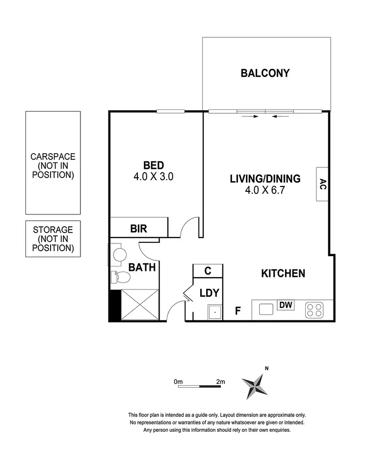 Floorplan of Homely apartment listing, 203/1 Kennedy Avenue, Richmond VIC 3121