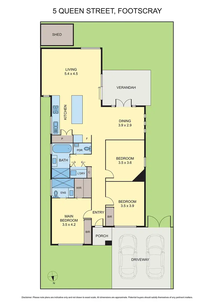 Floorplan of Homely house listing, 5 Queen Street, Footscray VIC 3011
