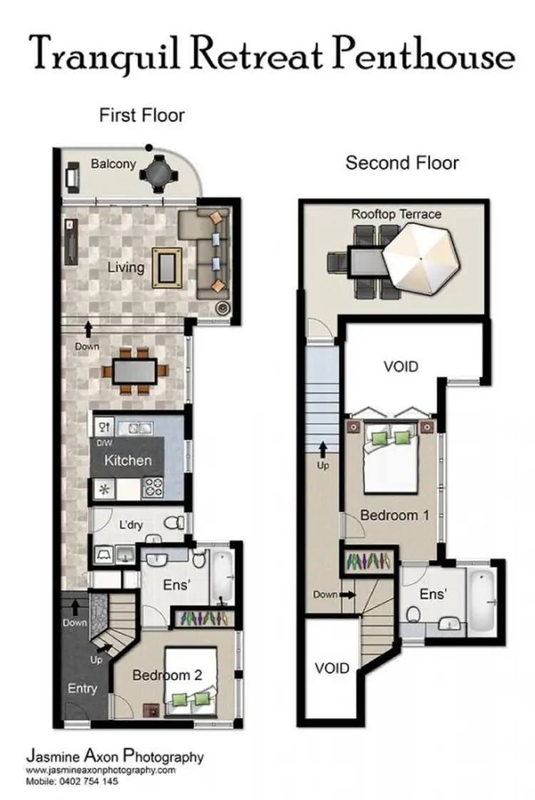 Floorplan of Homely unit listing, 9 & 10/7 Garrick Street (SUNSEEKER), Port Douglas QLD 4877