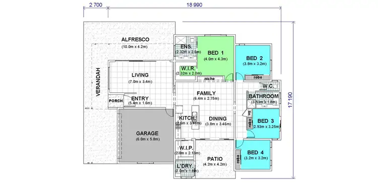 Floorplan of Homely house listing, 37 Haultain Crescent, Durack NT 830