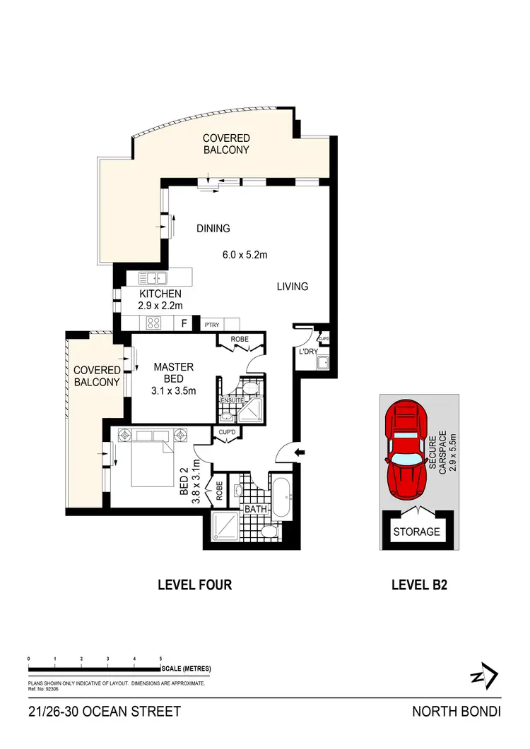 Floorplan of Homely apartment listing, 21/26-30 Ocean Street North, Bondi NSW 2026