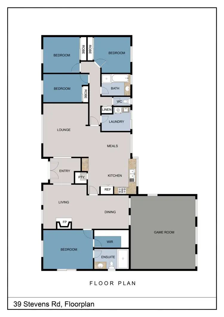 Floorplan of Homely house listing, 39 Stevens Road, Bedfordale WA 6112