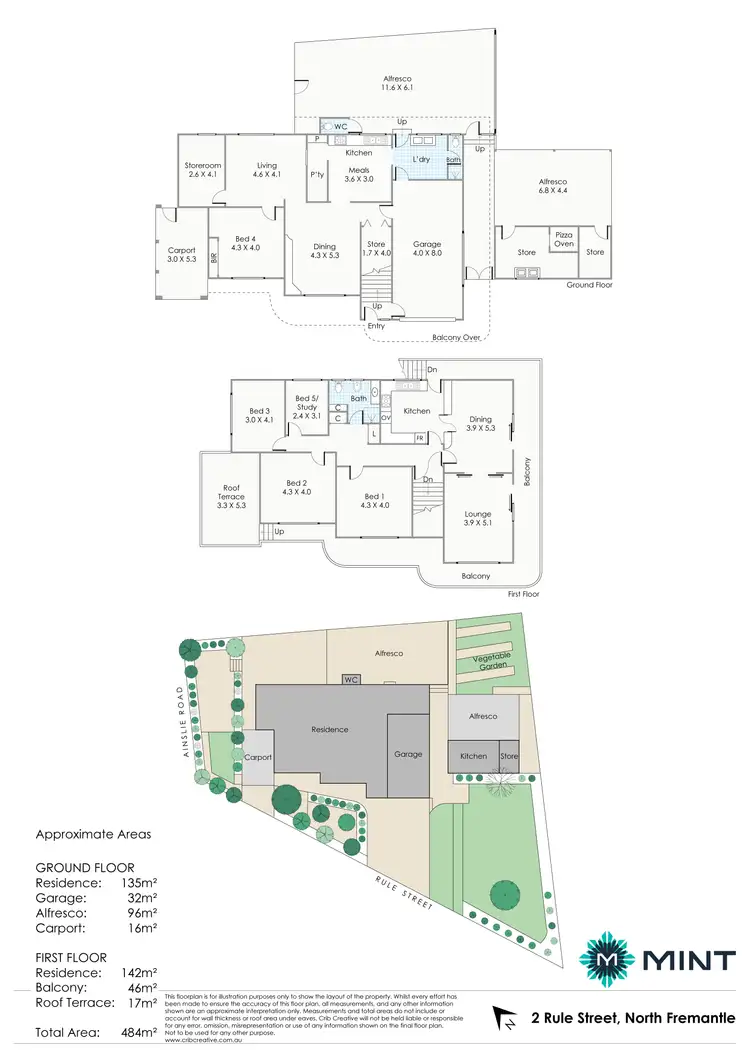 Floorplan of Homely house listing, 2 Rule Street, North Fremantle WA 6159