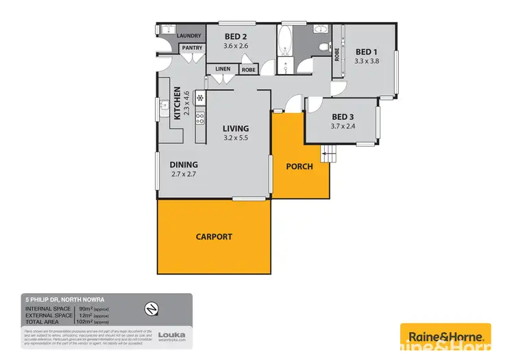Floorplan of Homely house listing, 5 Philip Drive, North Nowra NSW 2541