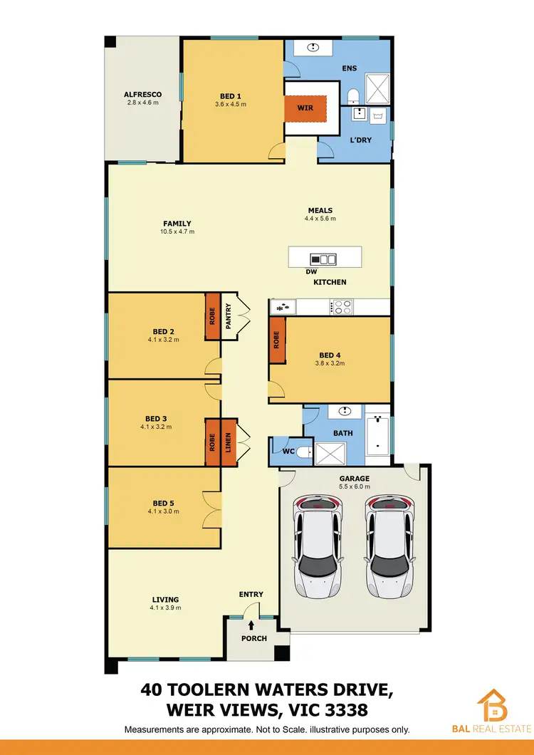 Floorplan of Homely house listing, 40 Toolern Waters Drive, Weir Views VIC 3338