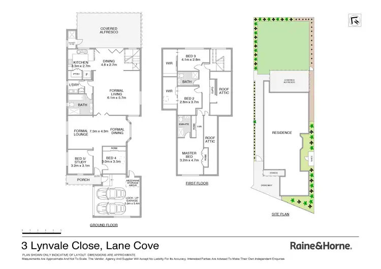 Floorplan of Homely house listing, 3 Lynvale Close, Lane Cove NSW 2066
