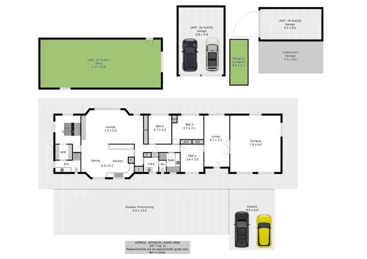 Floorplan of Homely rural property listing, 719 Murray River Road, Talgarno VIC 3691