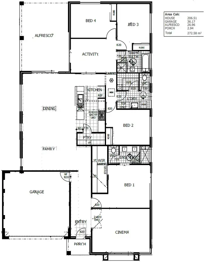 Floorplan of Homely house listing, 5 Wonnich Street, Byford WA 6122
