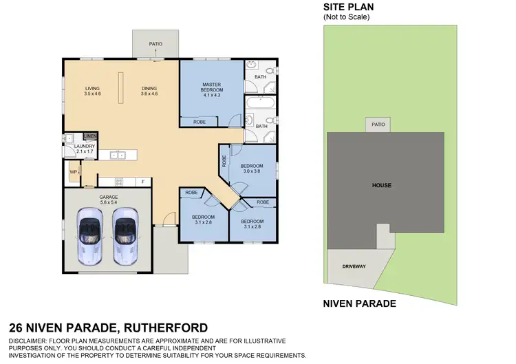 Floorplan of Homely house listing, 26 Niven Parade, Rutherford NSW 2320