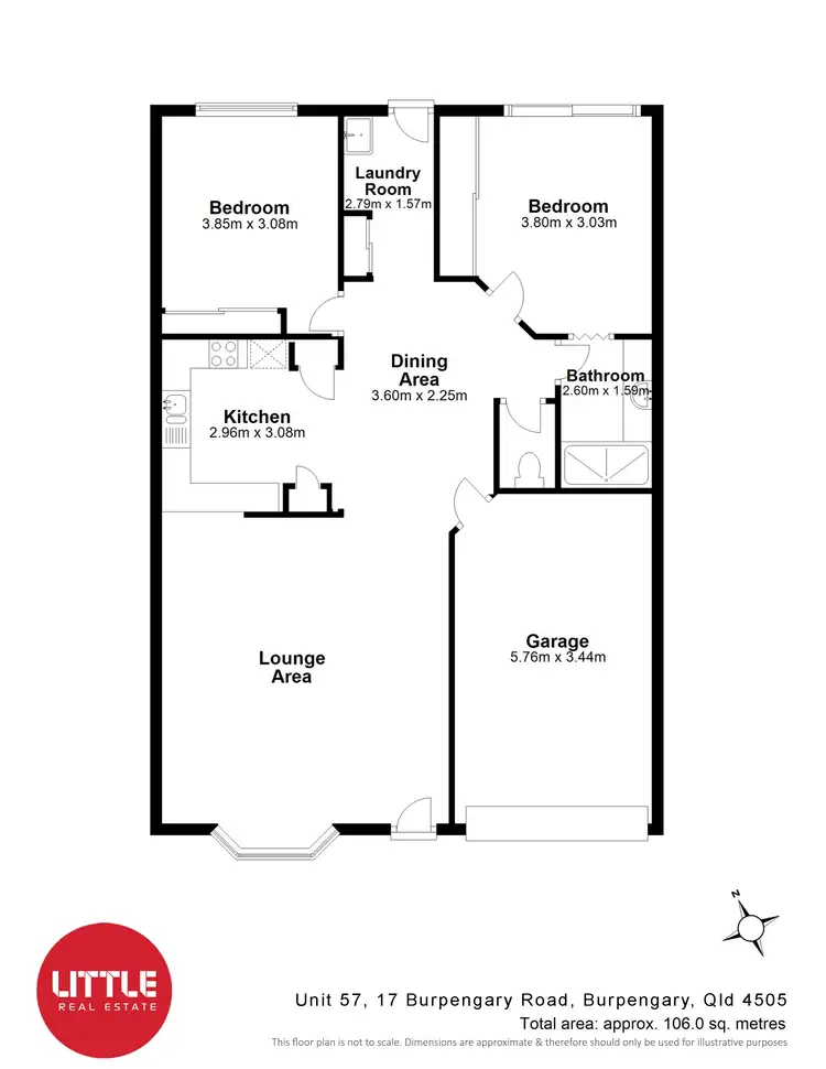 Floorplan of Homely unit listing, 57/17-19 Burpengary Road, Burpengary QLD 4505