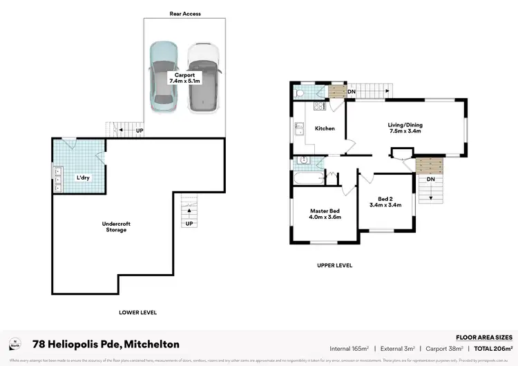 Floorplan of Homely house listing, 78 Heliopolis Parade, Mitchelton QLD 4053