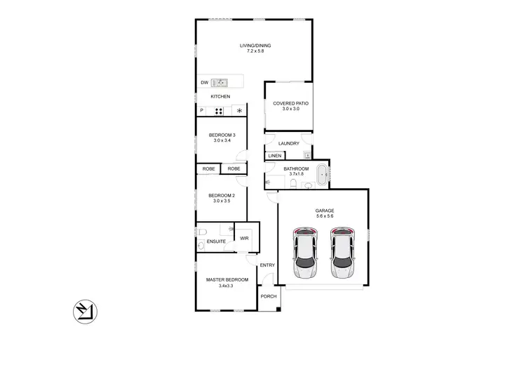 Floorplan of Homely house listing, 1 Everingham Road, Raymond Terrace NSW 2324