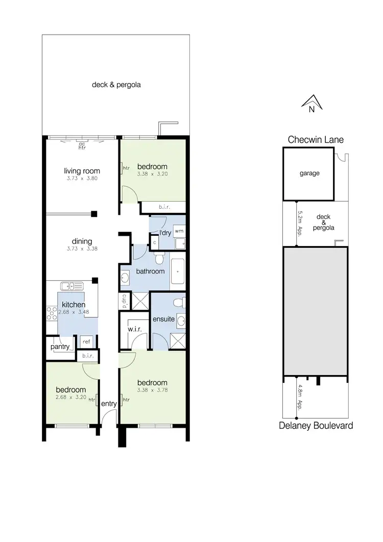 Floorplan of Homely house listing, 34 Delaney Boulevard, Williams Landing VIC 3027