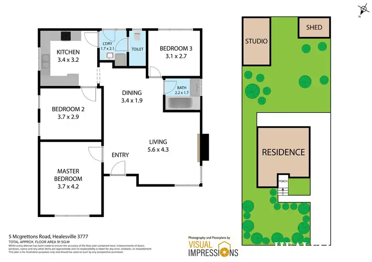Floorplan of Homely house listing, 5 McGrettons Road, Healesville VIC 3777