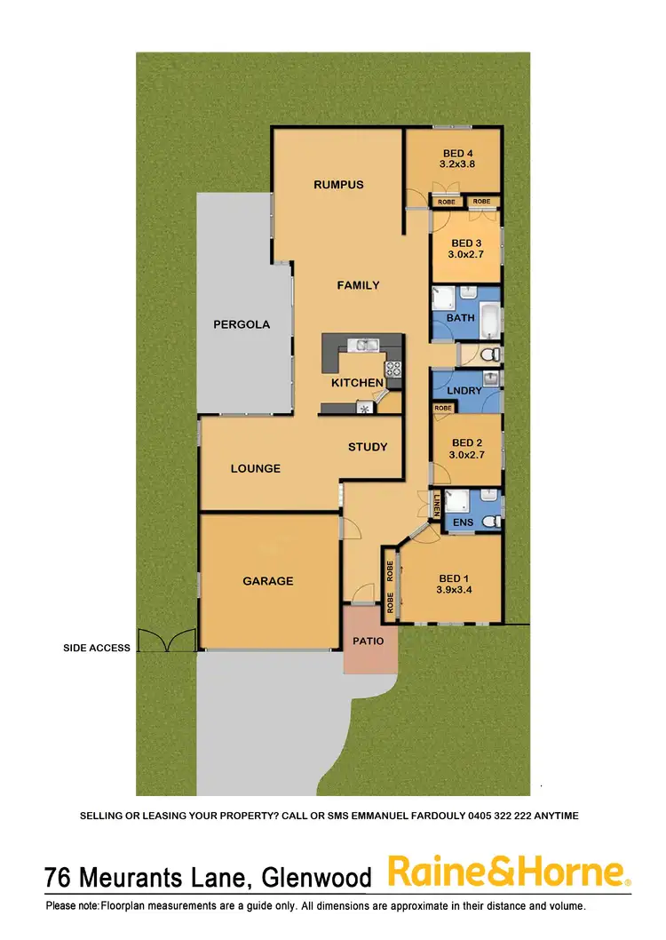Floorplan of Homely house listing, 76 Meurants Lane, Glenwood NSW 2768