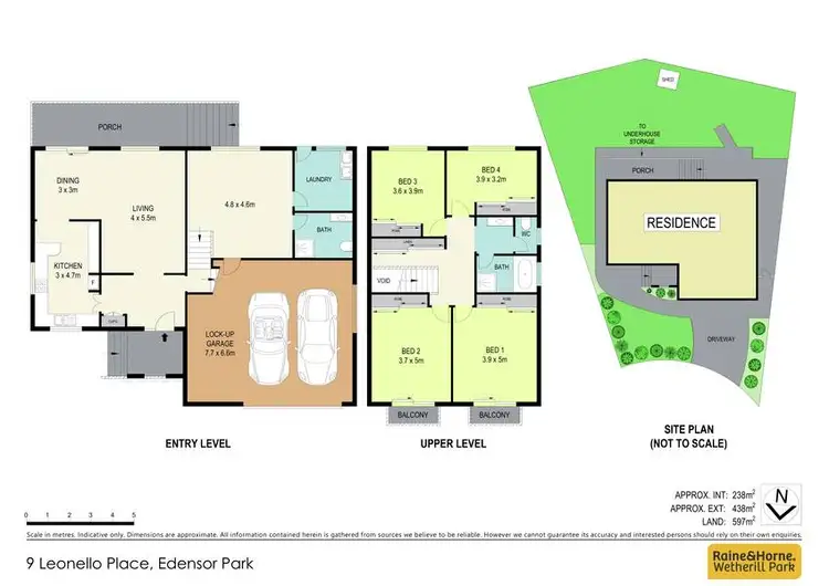 Floorplan of Homely house listing, 9 Leonello Place, Edensor Park NSW 2176