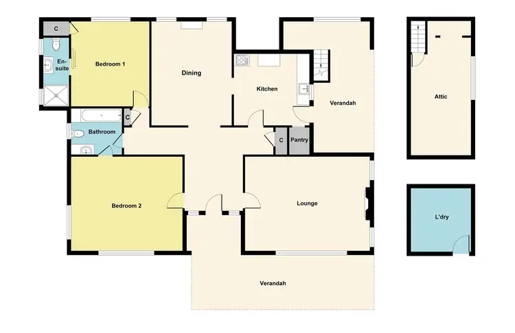 Floorplan of Homely house listing, 53 Barkly Street, Ararat VIC 3377