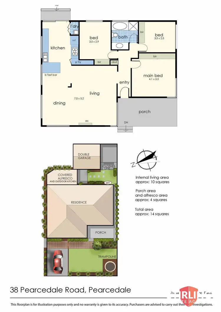 Floorplan of Homely house listing, 38 Pearcedale Road, Pearcedale VIC 3912