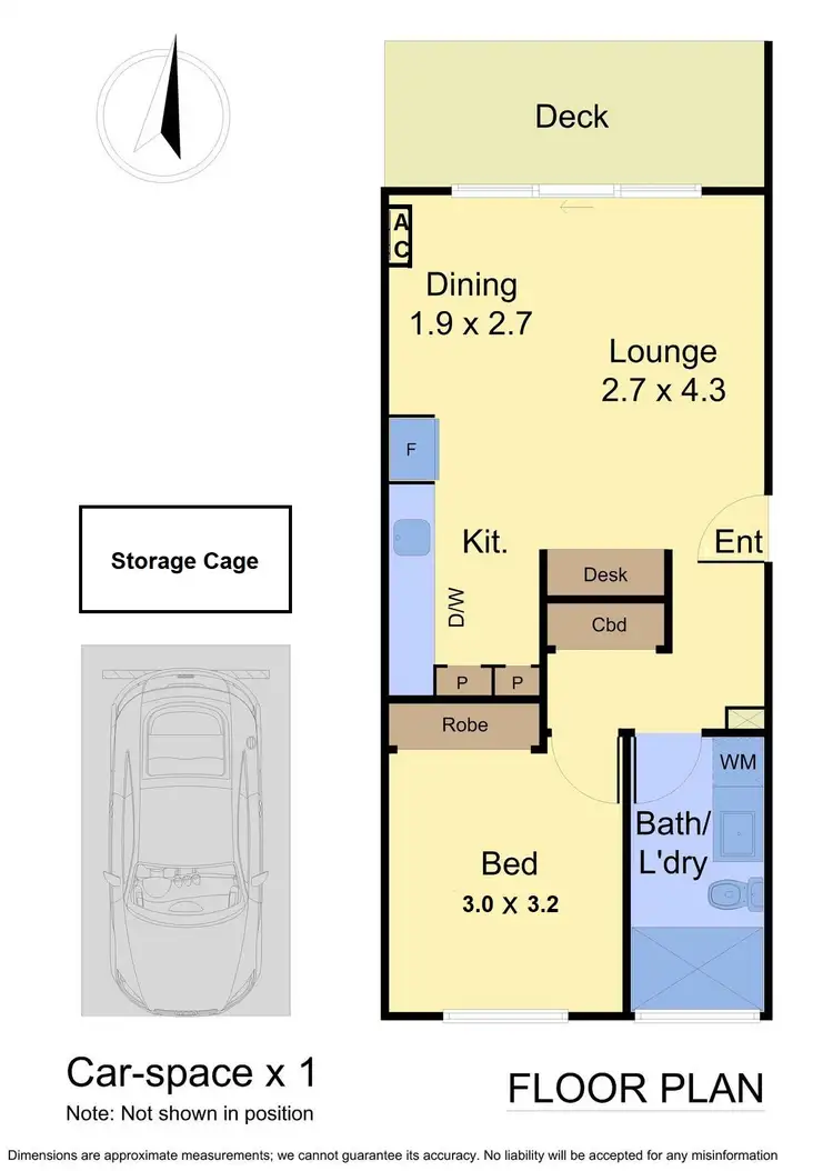 Floorplan of Homely apartment listing, 11/570 Glenferrie Road, Hawthorn VIC 3122