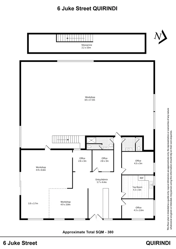 Floorplan of Homely other listing, 6 Duke Street, Quirindi NSW 2343