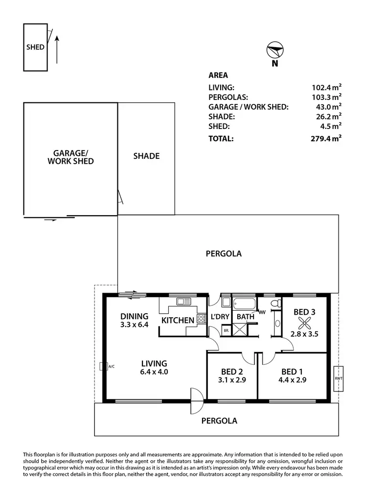 Floorplan of Homely house listing, 10 Berry Smith Drive, Strathalbyn SA 5255