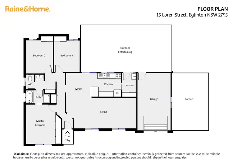 Floorplan of Homely house listing, 15 Loren Street, Eglinton NSW 2795