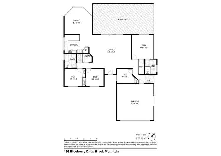 Floorplan of Homely house listing, 136 Blueberry Drive, Black Mountain QLD 4563