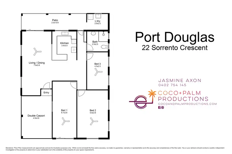 Floorplan of Homely house listing, 22 Sorrento Crescent, Port Douglas QLD 4877