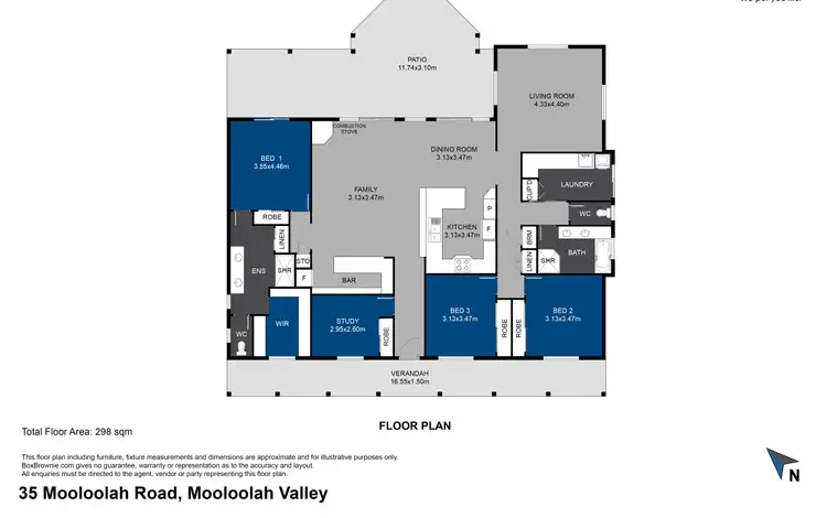 Floorplan of Homely house listing, 35 Mooloolah Road, Mooloolah Valley QLD 4553