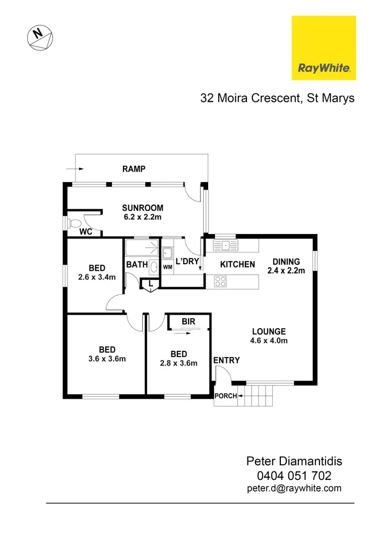 Floorplan of Homely house listing, 32 Moira Crescent, St Marys NSW 2760