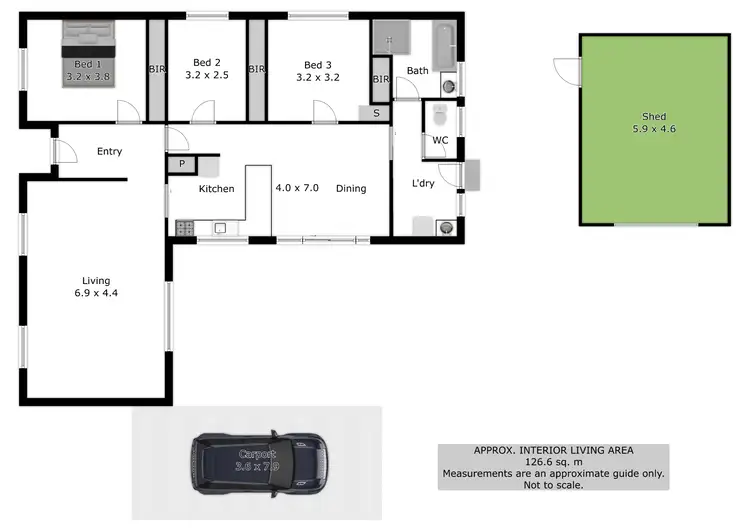 Floorplan of Homely house listing, 383 Dale Crescent, Lavington NSW 2641