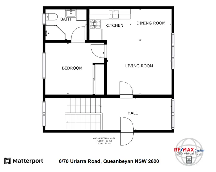 Floorplan of Homely unit listing, 6/70 Uriarra Road, Queanbeyan NSW 2620