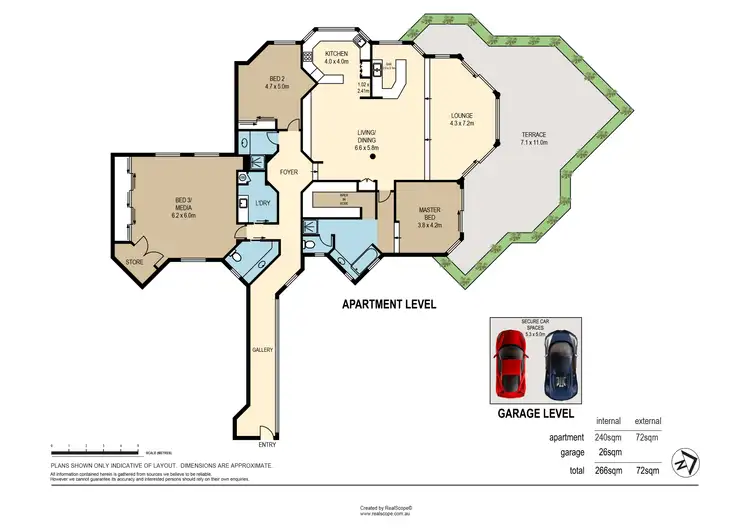 Floorplan of Homely unit listing, 6/32 Tipuana Place, Bardon QLD 4065