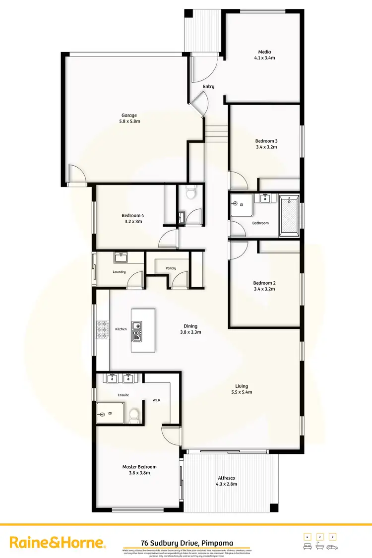 Floorplan of Homely house listing, 76 Sudbury Drive, Pimpama QLD 4209