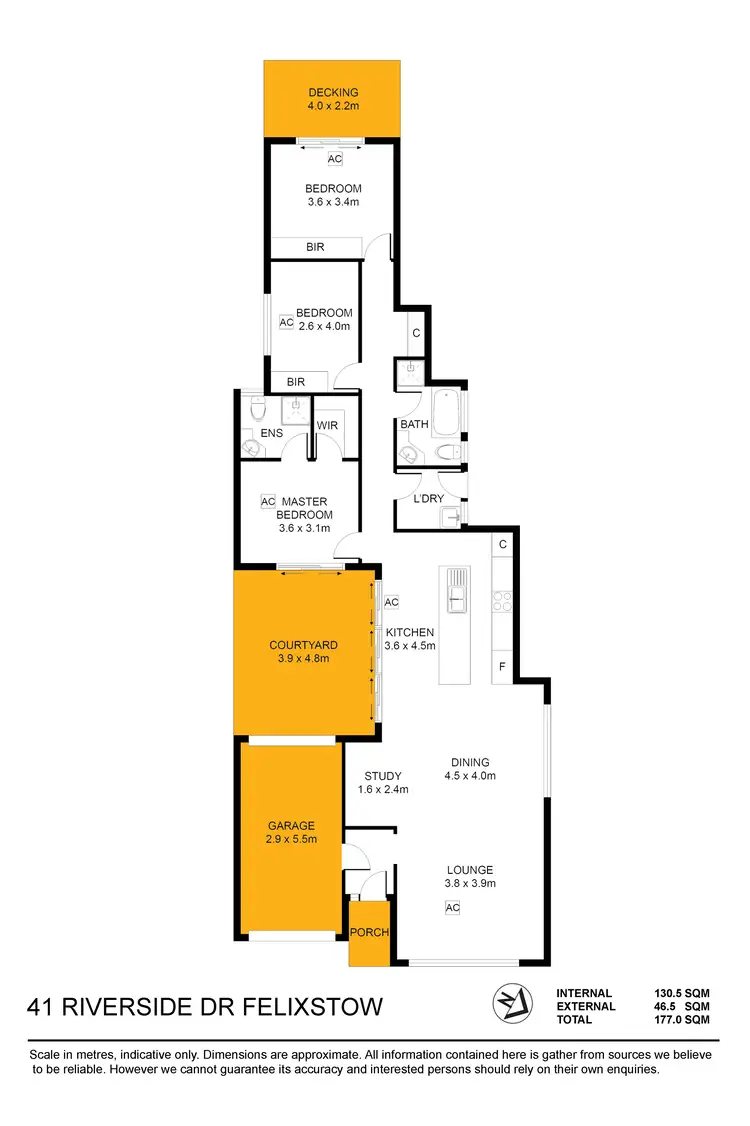 Floorplan of Homely house listing, 41 Riverside Drive, Felixstow SA 5070