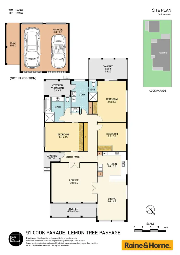 Floorplan of Homely house listing, 91 Cook Parade, Lemon Tree Passage NSW 2319
