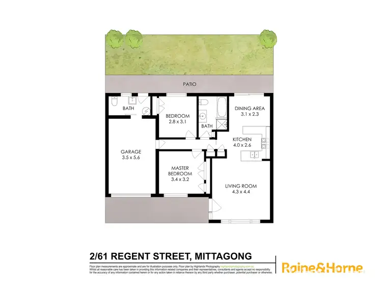 Floorplan of Homely house listing, 2/61 Regent Street, Mittagong NSW 2575
